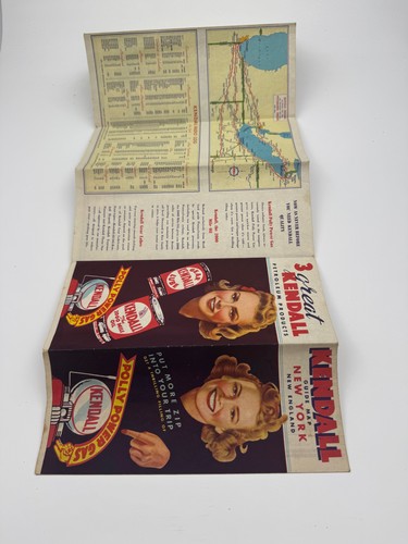 Vintage Road Map Kendall 1942 NOS - Picture 4 of 6