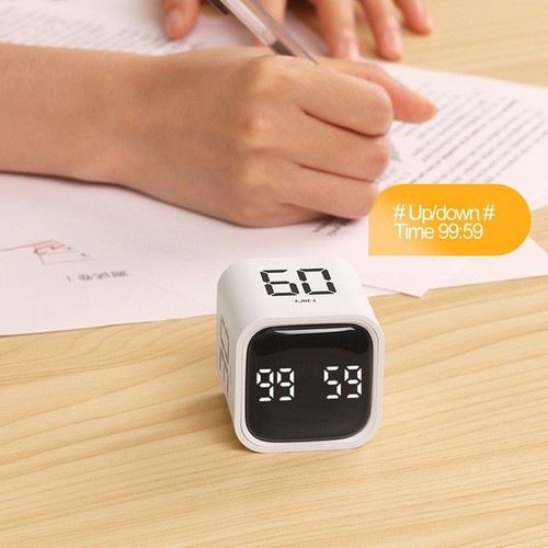 Silent Operation Cube Timer Gravity Sensor Technology for Accurate Timing
