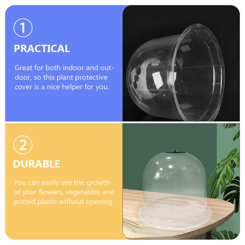 2 PCS Nursery Cover Freeze Protection Cloche Garden Frost Dome for Plants - Picture 5 of 12