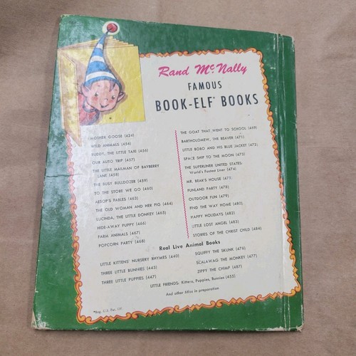 Lot of 3 USED 1950s God & Jesus books, Rand McNally, Cozy Corner, Elf hc - Picture 11 of 19