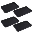 4 Pcs Car Anti-slip Storage Pad Phone Mat for Dashboard Mobile Tray