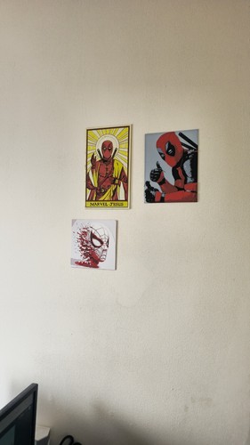Marvel Jesus Deadpool Painting | Original & Humorous Wall Decor - Picture 4 of 9