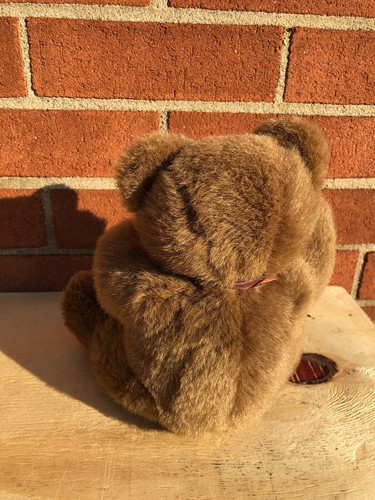 Embrace MY TEDDY rown Plush Stuffed Bear Animal 7" Small - Picture 3 of 5