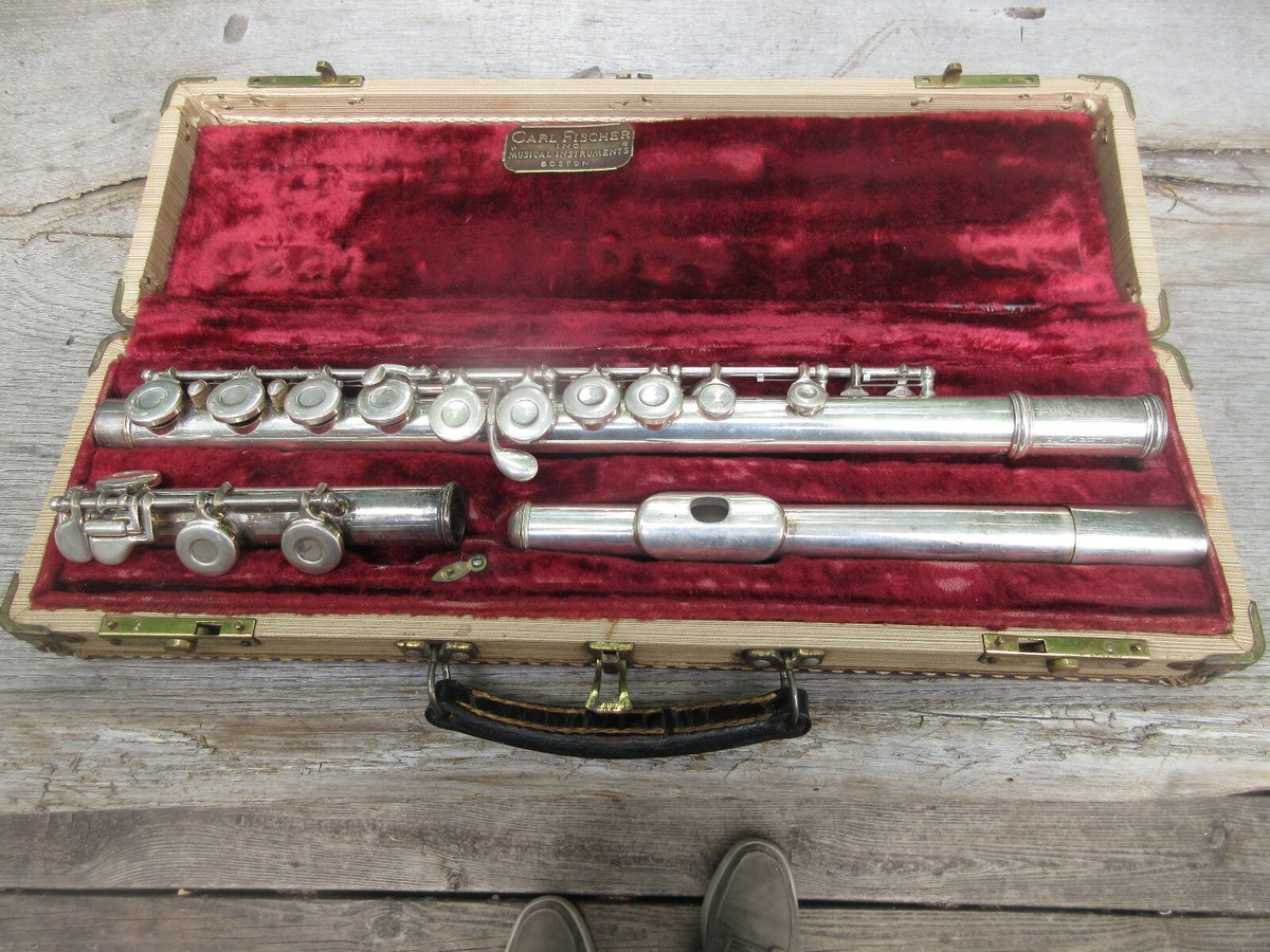 フルート　アームストロング 1950's W.T. Armstrong Flute Open Hole 52871 Great Felt | eBay