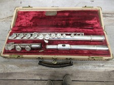 1950's W.T. Armstrong Flute Open Hole 52871 Great Felt