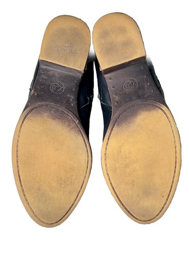 Lucky Brand LK Black Basel Leather Boot Women Size 9.5W EU 41 Zip Up Bootie - Picture 6 of 10