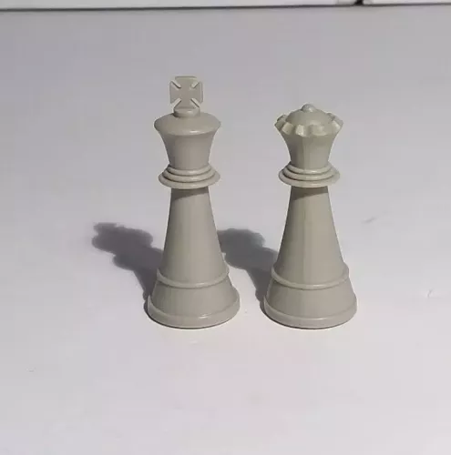 Radio Shack Super 1680L Sensory Chess Replacement Parts King Queen Gray