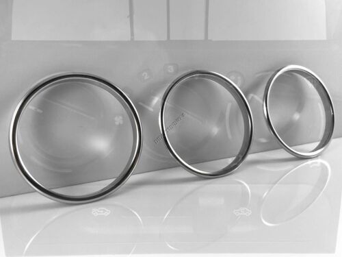 Anillos de aluminio pulido para panel de control de calefacción para Opel Vauxhall Corsa 93-00 - Imagen 4 de 11