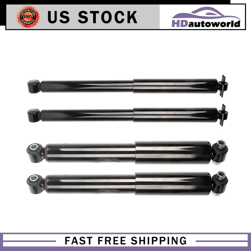 Kit de 4 amortiguadores delanteros y traseros para Chevy GMC K1500 K2500 K3500 Sierra Silverado 4x4 Foto 2 de 4