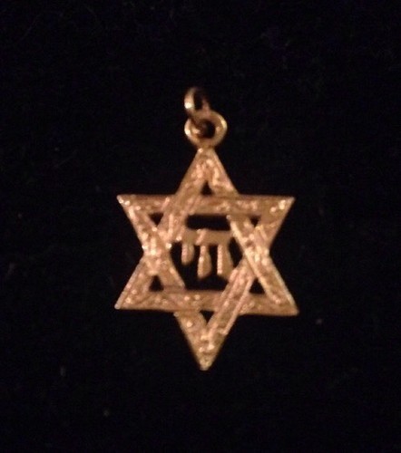 14K Gold Jewish Star Charm A66 - Picture 10 of 12