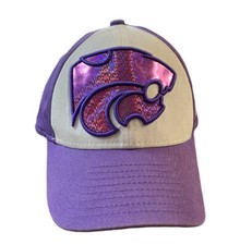 Kansas State Wildcats Hat K-State New Era 9 Forty Purple Grey Adjust Cap Youth
