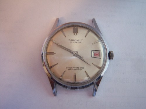 MENS 21 JEWEL BRICHOT WRISTWATCH  - Picture 1 of 4