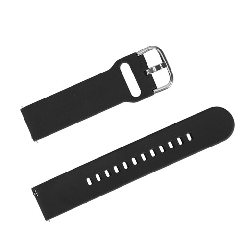 Correa de reloj Amazfit Bip S-friendly piel de silicona suave negro✅ - Imagen 6 de 11