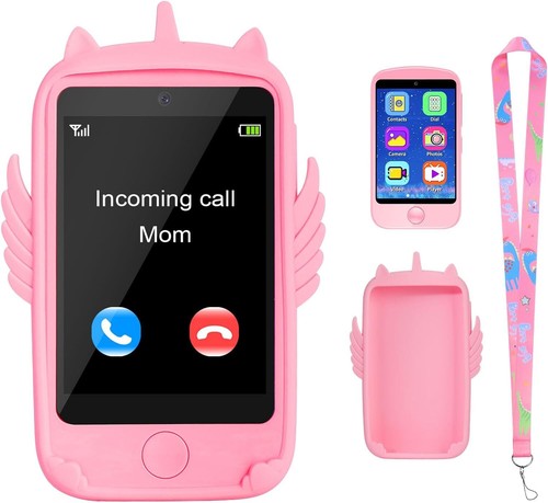 Kinder SmartWatch Touchscreen Telefon mit 19 Lernspielen Kamera SOS Anrufe Spielzeug Geschenke - Bild 42 von 53