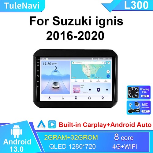 Radio de coche GPS multimedia reproductor estéreo pantalla para Suzuki ignis 2016-2020 CarPlay - Imagen 9 de 28