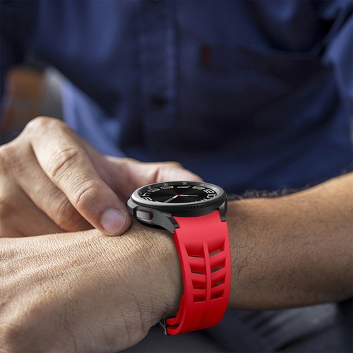 Breathable Magnetic Silicone Waterproof Band for Samsung Watch 4/5/6/7 40/44mm - Picture 64 of 99