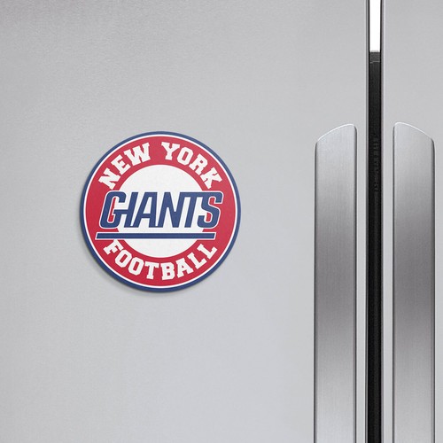 New York Giants NFL | 4'' X 4'' Round Decorative Magnet - Picture 2 of 2