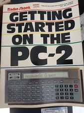 Tandy Radio Shack TRS-80 Getting Started on the PC-2 1983 1st Printing 26-3620