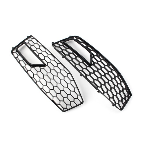 2x Honeycomb Front Bumper Fog Light Grille Cover For Audi A4 B8.5 S-line S4 RS4 - Bild 5 von 11