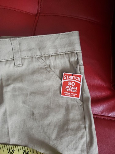 French Toast Girls' Twill Bermuda Short Gray Size 18 Plus Adjustable waist - Picture 8 of 8