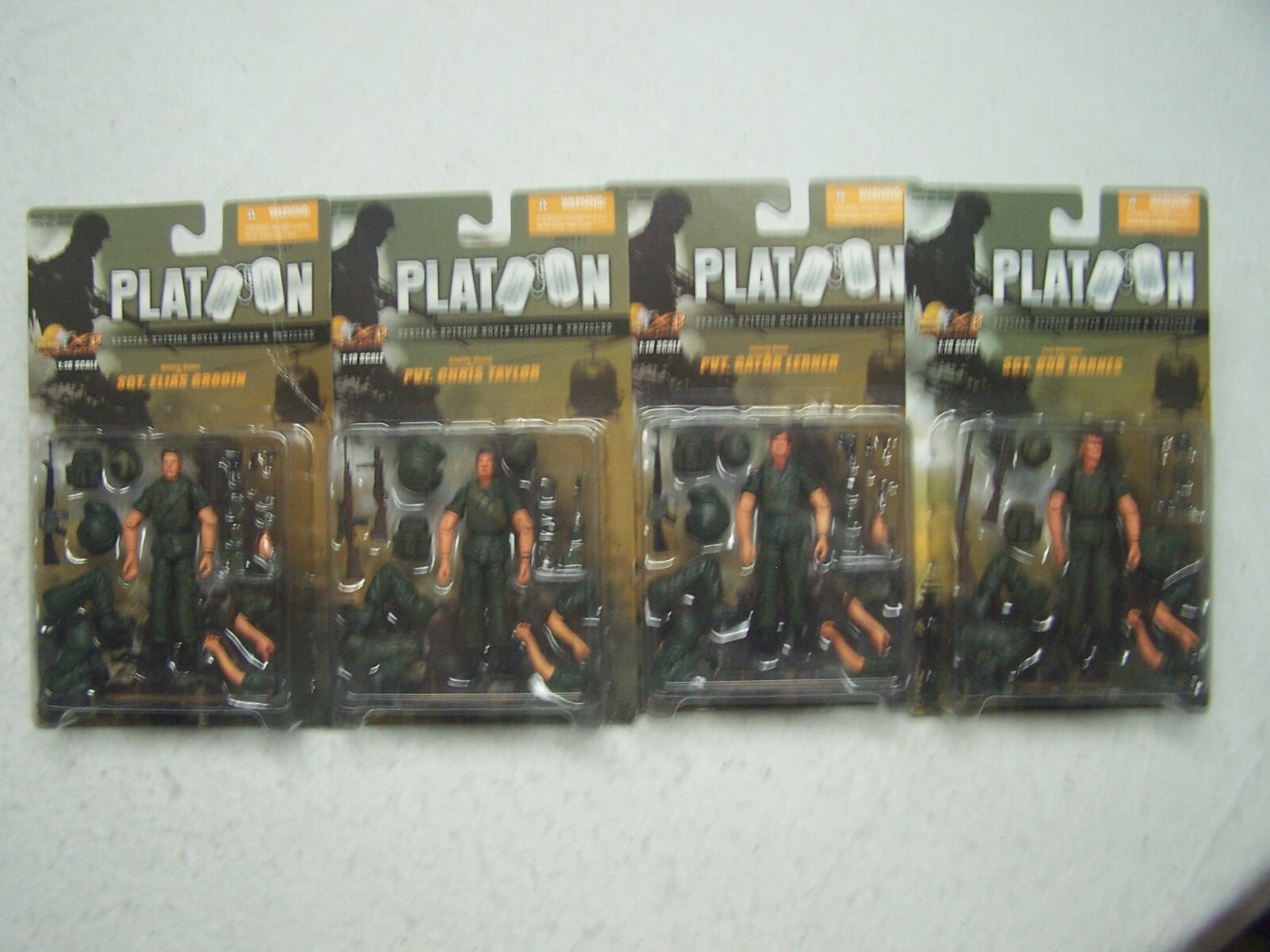 Set of 4 Ultimate Soldier 1 18 XD Vietnam War Platoon Movie Figures - READ Set of 4 Ultimate Soldier 1 18 XD Vietnam War Platoon Movie Figures - READ