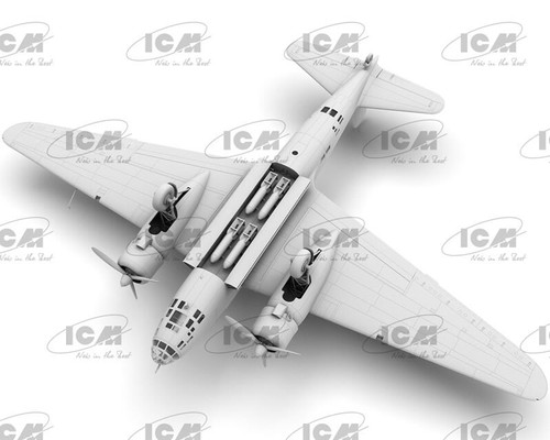 ICM Mitsubishi Ki-21-Ia 'Sally' Japanese Heavy Bomber 1:48 48196 modellismo - Foto 15 di 16