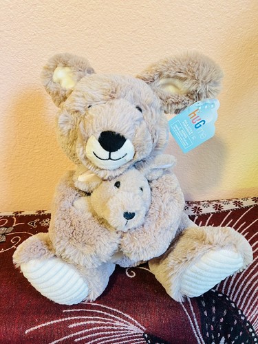 NWT 14” Hugme MOMMY & BABY KANGAROO plush - Bild 1 von 5