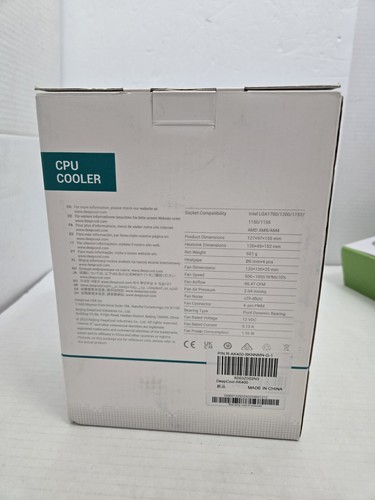 Deepcool AK400 Performance CPU Cooler Fan Open Box - Picture 15 of 15