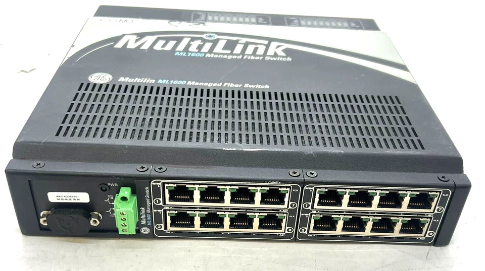 УПРАВЛЯЕМЫЙ ВОЛОКОННЫЙ ПЕРЕКЛЮЧАТЕЛЬ MULTILINK ML1600 модель: ML 1600-AC-XX-A4-A4X - Изображение 3 из 4