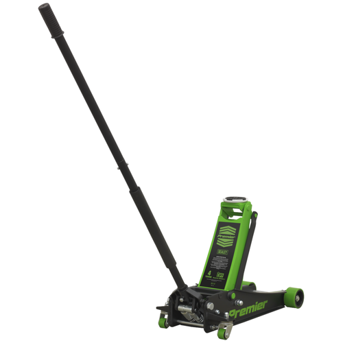 Sealey 4040AG Trolley Jack 4 Tonne Ton Rocket Quick Lift Green Car Van Garage A - Picture 2 of 7