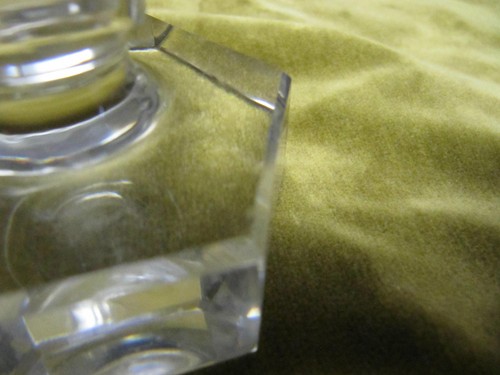 carafe cristal de saint louis cotes plates poincare (crystal carafe) - Picture 4 of 9