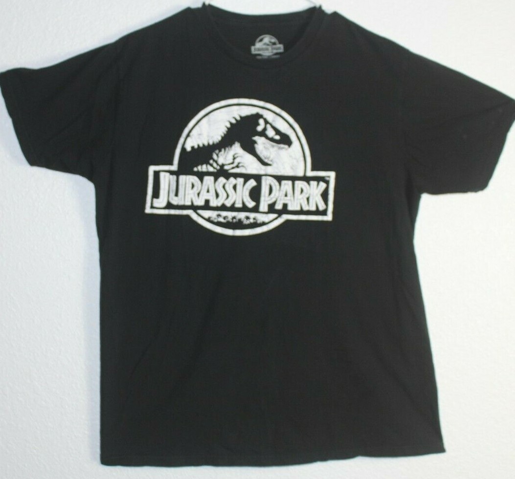 Jurassic Park XL Black T Shirt 100% cotton | eBay Jurassic Park XL Black T Shirt 100% cotton | eBay
