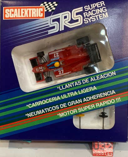 SCX SCALEXTRIC SRS EXIN C.021 FERRARI 156/85 #27 F1 1985 SLOT CAR M. ALBORETO - Picture 1 of 11