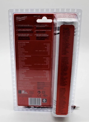 Milwaukee 2217-20 True RMS Multimetro digitale con cavi (HPB016999) - Foto 2 di 2