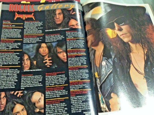 SET 3 PEZZI 1988 RIVISTE GREZZE FUMETTI HARD ROCK N. FASCE PER CAPELLI IN METALLO PESANTE 9,10,11 - Foto 7 di 9