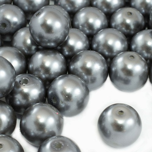SILVER / GOLD Round Glass STUNNING PEARL BEADS - 200x4mm 140x6mm 100x8mm 80x10mm - Picture 7 of 22