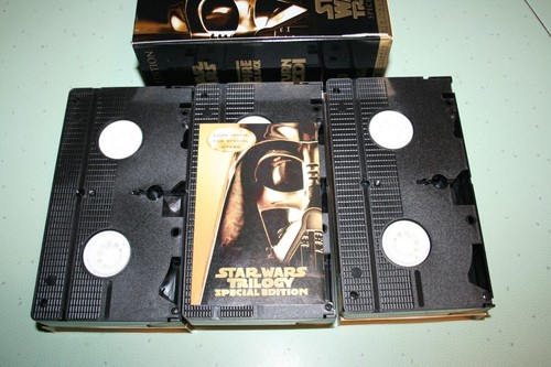 Star Wars Trilogy (VHS, 1997, GOLD Special Edition) 3 Tapes Lucasfilm Like New - Picture 7 of 9