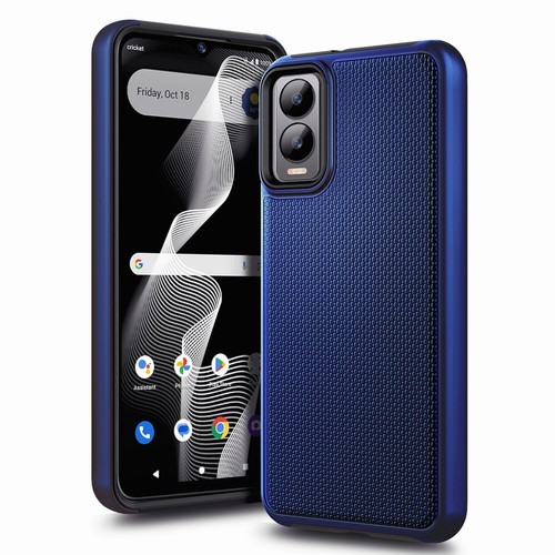 Funda híbrida protectora a prueba de golpes para teléfono Cricket Debut S3 2024 - Imagen 13 de 25