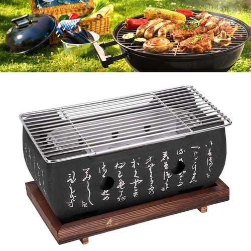 Barbecue Grill, Aluminium Alloy Japanese Style BBQ Grill Portable Camping Gri... - Picture 4 of 7