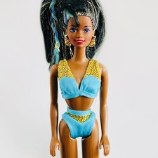 Vintage Barbie Splash N Color Colour Christie African American AA Doll 1996 90’s