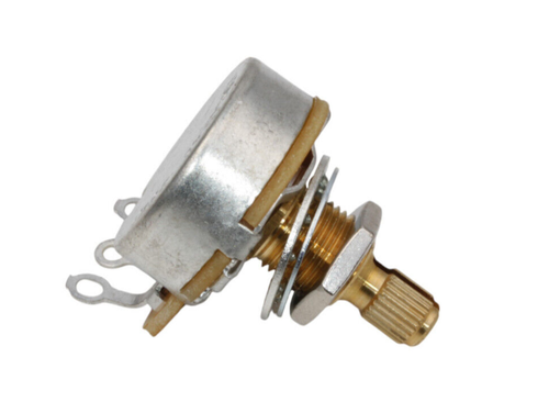 CTS Vintage Taper -BVT- Series Area59' Calibrated 550K Short Shaft Poti Set (4) - Picture 4 of 5