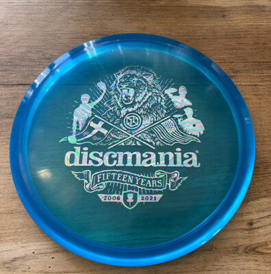 Blue Discmania C-Line MD1 - Oil Slick 15 Year Anniversary Stamp