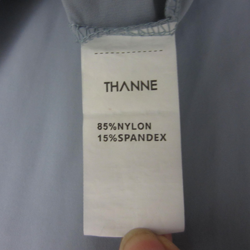 Thanne Dress Womens 10 Blue Bodycon Fitted Stretch Midi Long Work Event Event - Picture 15 of 16
