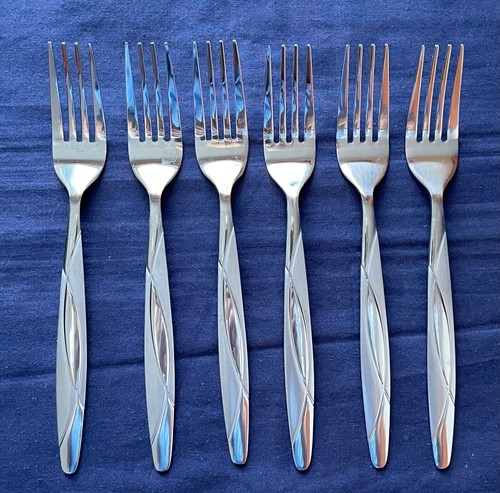 LOT OF ** CAMBRIDGE ** 4 DINNER FORKS ** 6 SALAD FORKS ** 4 KNIVES - Bild 6 von 9