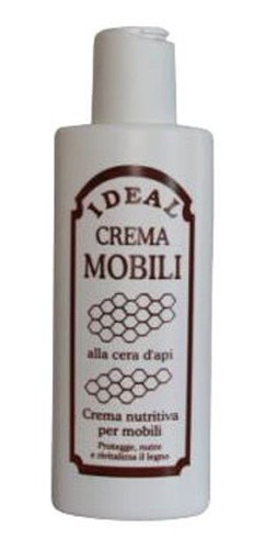 Crema cera per mobili nutritiva detergente legno alla cera d'api IDEAL ml.250 - Foto 5 di 7
