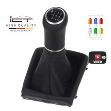 ICT Schaltknauf Schaltsack passt für Audi A6 C6 Typ 4F beleuchtet Leder A41