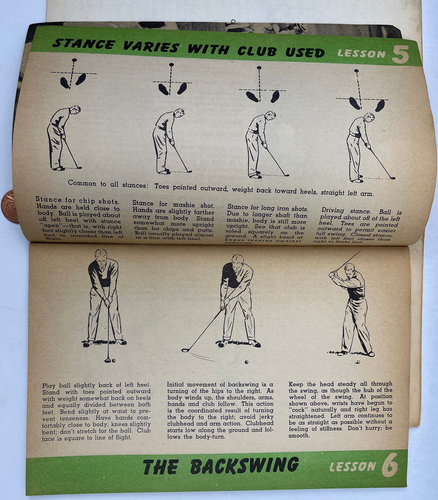 Lot of 3 1950 's General Motors Employee Relations Brochures on Sports Golf Swim - Picture 4 of 11