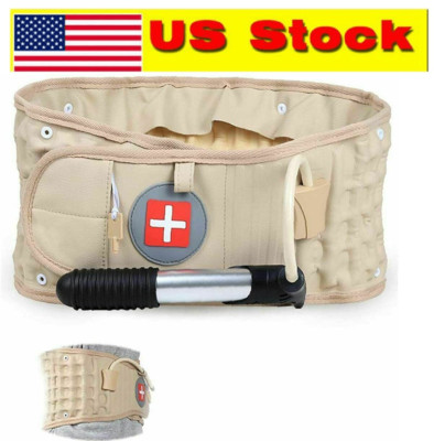 New Dr Decompression Belt Back Brace Lumbar Support & Extender Belt Ho's