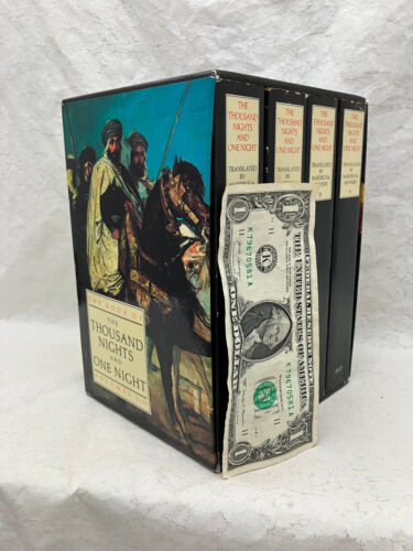 The Thousand Nights and One Night - 4 Volume Set 1974 - Arabian Nights SLIPCASE - Picture 5 of 5