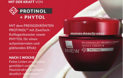 Avon ANEW REVERSALIST REVERSALIST PLUMP SMOOTH Nachtcreme 50ml  Top ab 40 Wow 